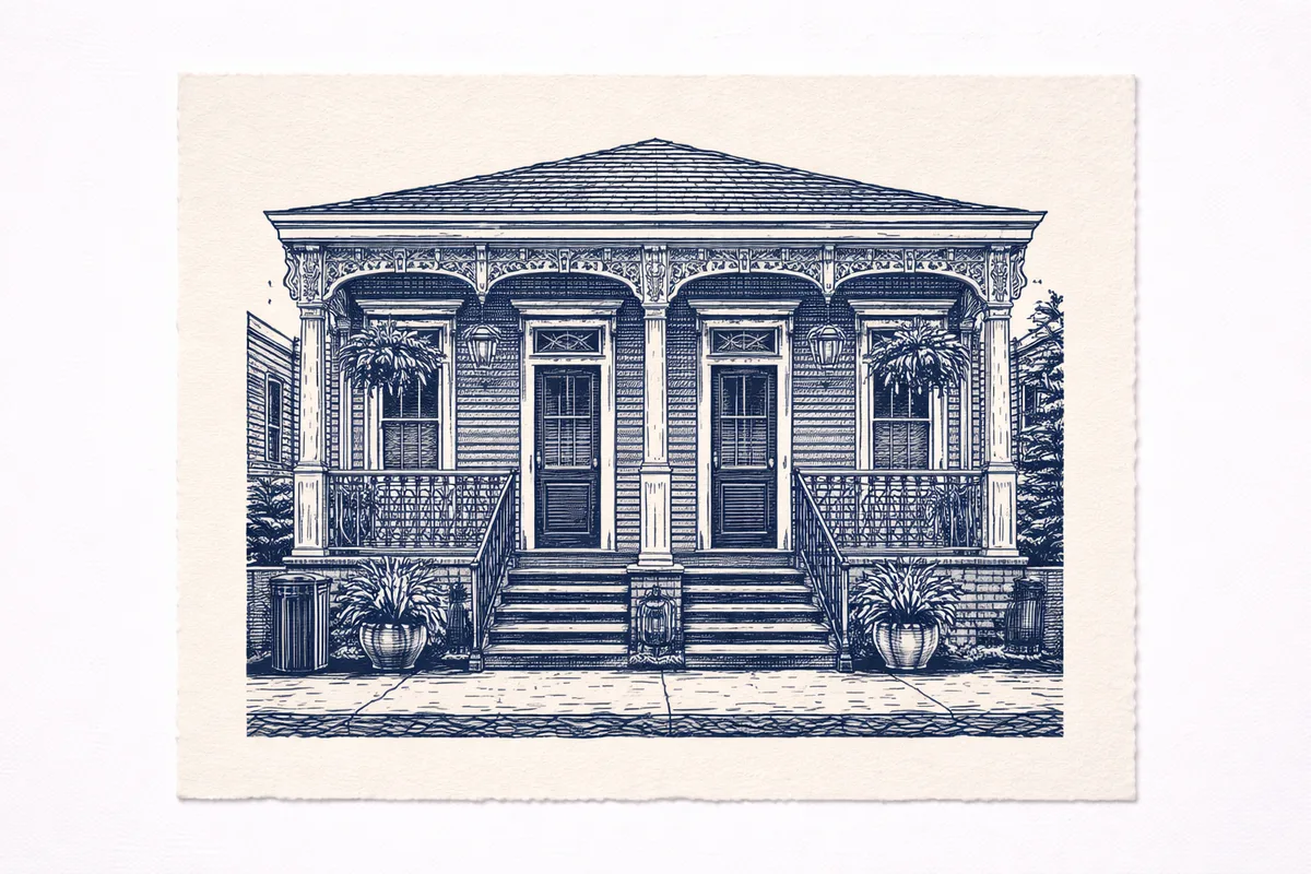 Shotgun House, Tremé