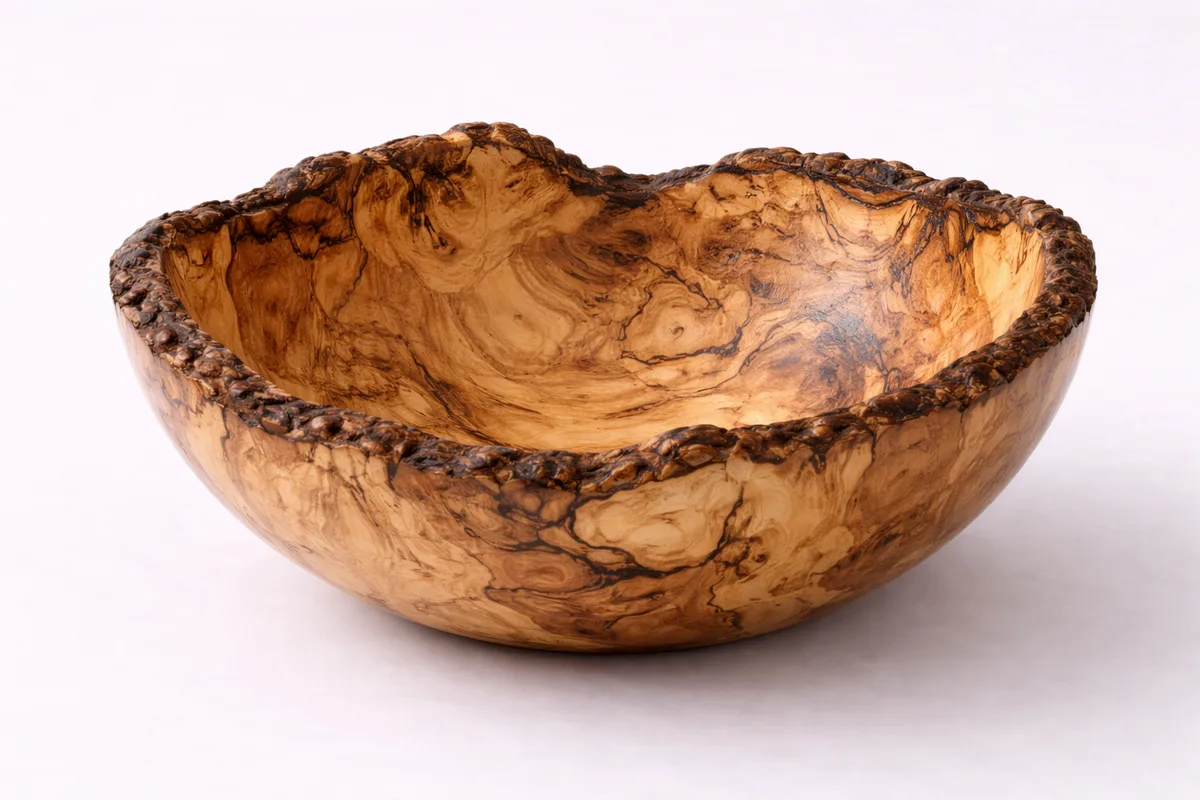 Turned Bowl, Cottonwood Burl