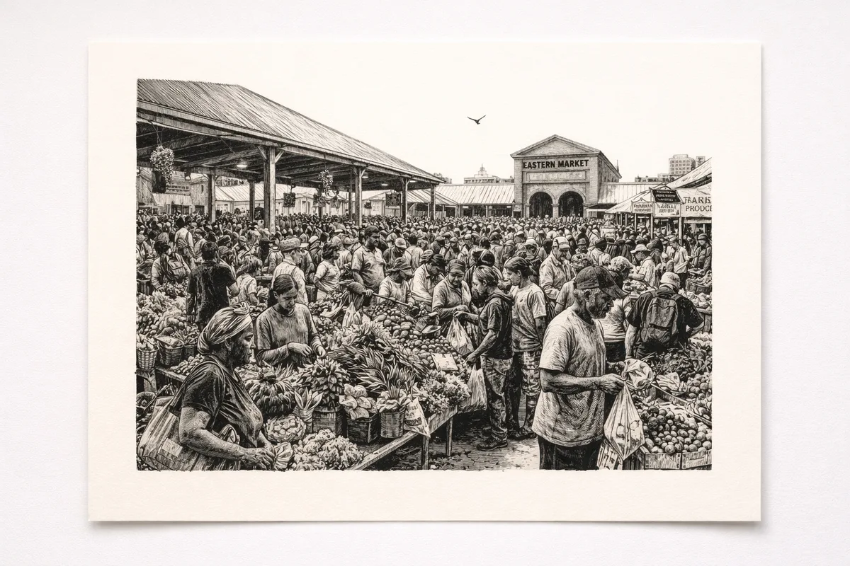 Eastern Market, Saturday