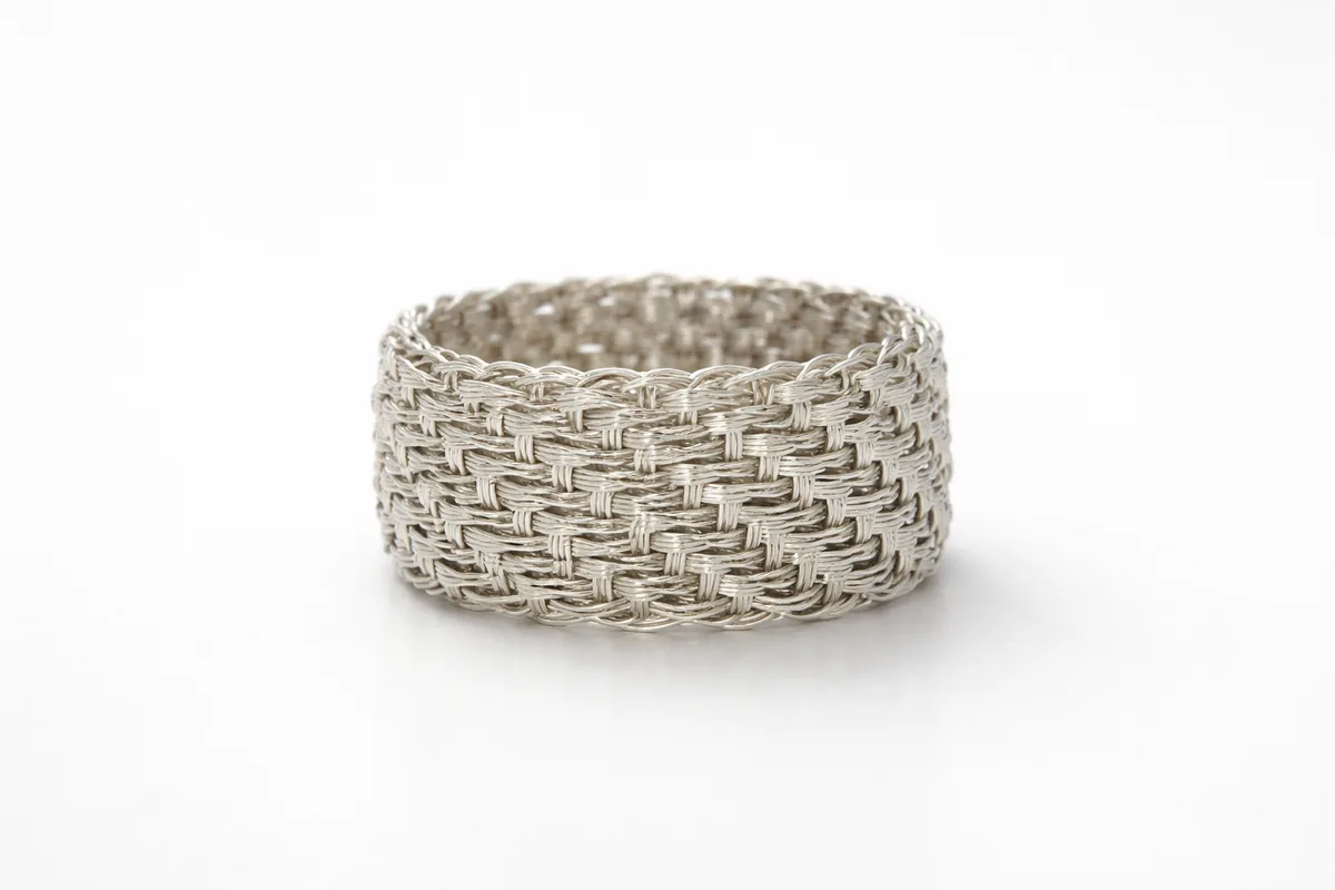 Woven Ring, Silver